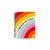 Cuaderno Rainbow 16 X21 Espiral Tapa Dura 80 Hjs