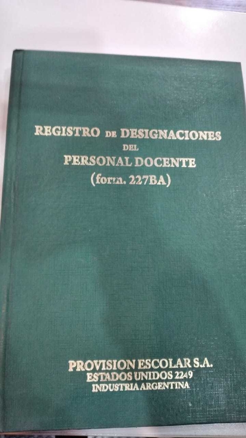 Registro Designacion Del Personal 277 Ba