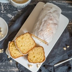 Budin: Lima con glaseado de limon