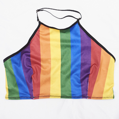 Top Lenceria Lycra Arcoiris LGBT+