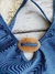 Entera Shine Carey Azul Petróleo Argolla Jaspe - Marina Martorell Swimwear