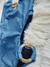 Entera Shine Carey Azul Petróleo Argolla Jaspe - tienda online
