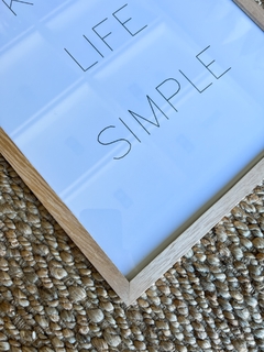 CUADRO KEEP LIFE SIMPLE 32X42 en internet