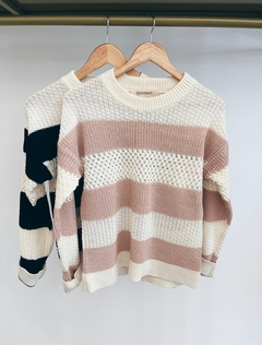 Sweater Rayas - COCONUT 