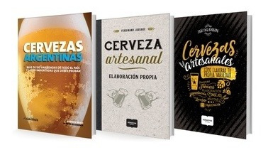 Todo sobre cervezas artesanales- 3 libros - Barbado, Reich y Laudage