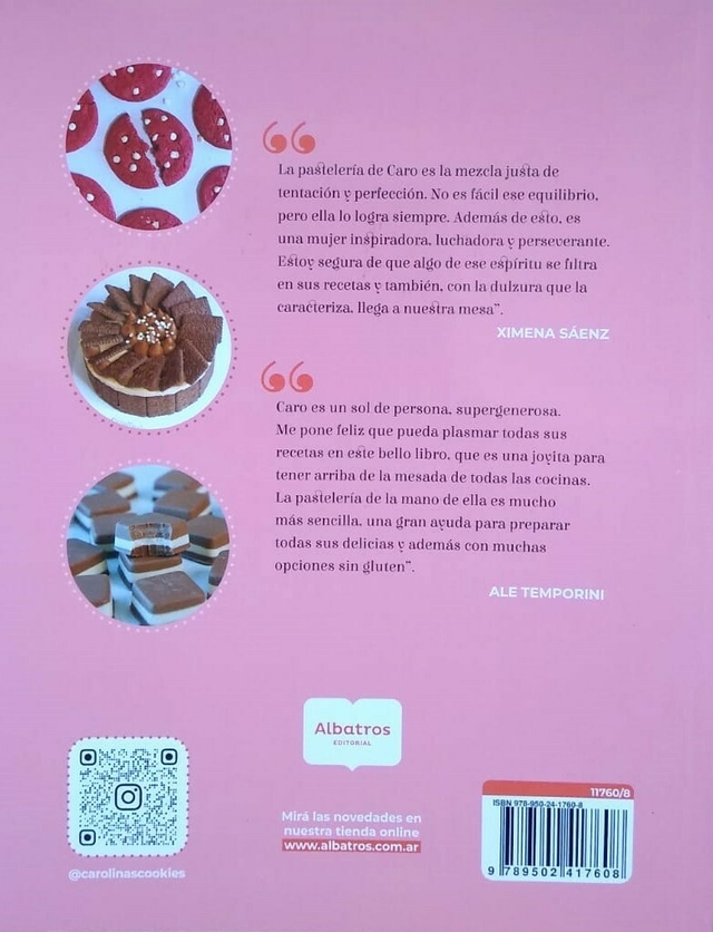 Pastelería irresistible (70 recetas de Carolina's cookies) - Carolina Zelikson - tienda online