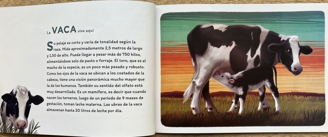 La vaca y otros animales del campo - Editorial Albatros