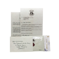 Carta Admisión Harry Potter - Inglés Licencia Oficial