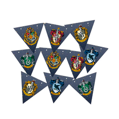Banderines Escudos Harry Potter - Licencia Oficial en internet