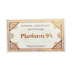 Boleto Plataforma 9 3/4 - Harry Potter