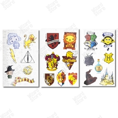 Stickers Gryffindor x3 - Licencia Oficial