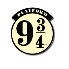 Vinilo Plataforma 9 3/4 Harry Potter Licencia Oficial