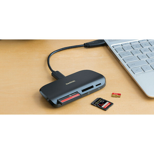 Leitor Sandisk ImageMate Pro / USB C (Transferência de até 312 mb/s) na internet