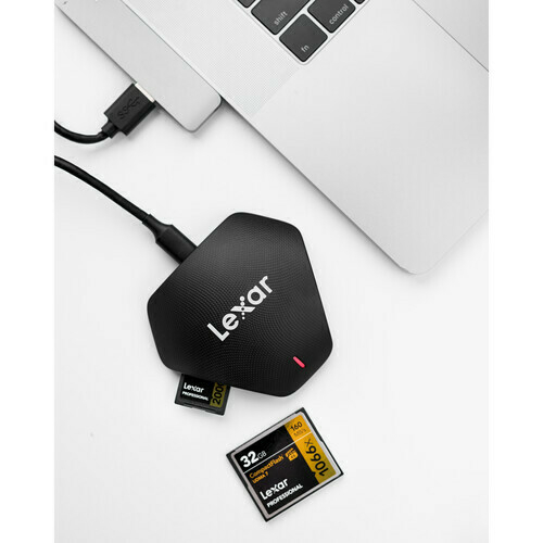Leitor de Cartão Lexar Professional 3x1 USB C 3.0 (MicroSd/Sd - 312 MB/s) - (Compact Flash - 160 MB/s) - CAMERA NINJA • PHOTO VIDEO STORE