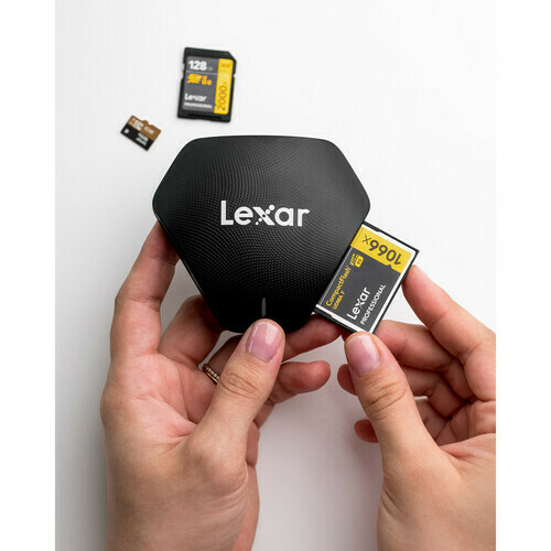 Leitor de Cartão Lexar Professional 3x1 USB C 3.0 (MicroSd/Sd - 312 MB/s) - (Compact Flash - 160 MB/s) - loja online