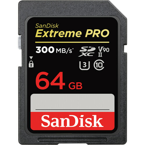 Cartão de memória SanDisk 64GB Extreme PRO UHS-II SDXC (300mb/s) - comprar online