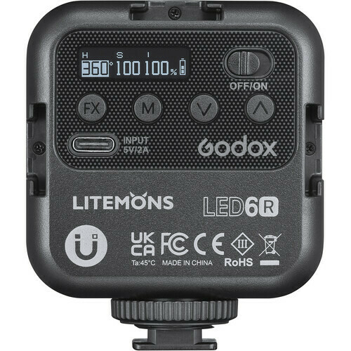 Mini Iluminador LED6R Godox Litemons (RGB / 6w / Bateria Integrada 1800mAh) - comprar online