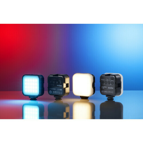 Mini Iluminador LED6R Godox Litemons (RGB / 6w / Bateria Integrada 1800mAh) - loja online