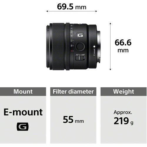 Sony E-mount / E 15mm F1.4 G (APS-C) na internet