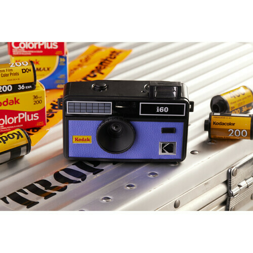 Camera de Filme Reutilizável Kodak i60 - Very Peri / Roxa (Analógica 35mm c/ Flash) - Edição Comemorativa Kodak Instamatic 100 (1963) - CAMERA NINJA • PHOTO VIDEO STORE