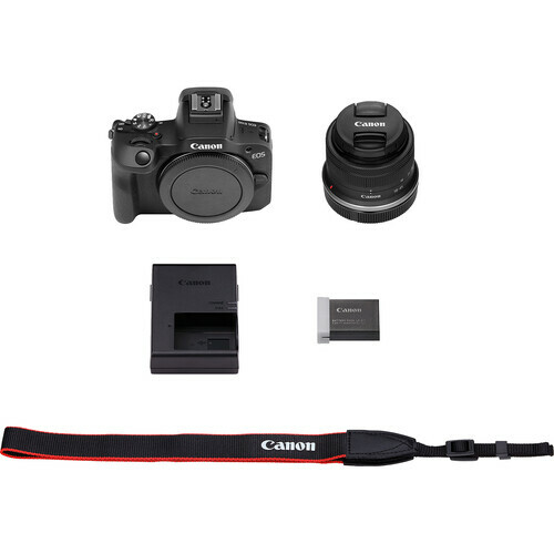 Canon EOS R100 Mirrorless + RF-S 18-45mm f/4.5-6.3 IS STM - loja online