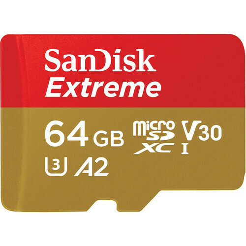 Micro SD - Sandisk Extreme UHS-I V30 - 64gb 170 mb/s - comprar online