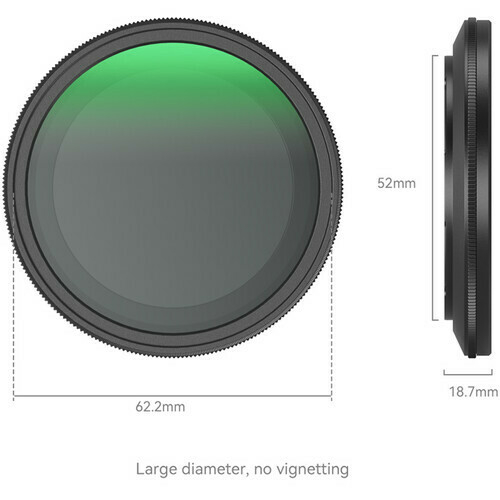 Filtro Magnético VND MagEase ND2-ND32 (1-5 pontos) SmallRig 4215 (M Mount - 52 mm) - loja online