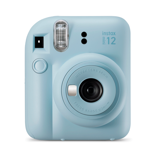 Kit Câmera Instax Mini 12 Azul com pack 10 fotos Macaron e Bolsa na internet