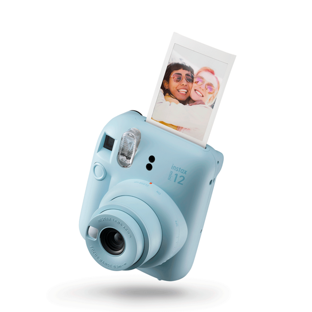 Kit Câmera Instax Mini 12 Azul com pack 10 fotos Macaron e Bolsa - CAMERA NINJA • PHOTO VIDEO STORE