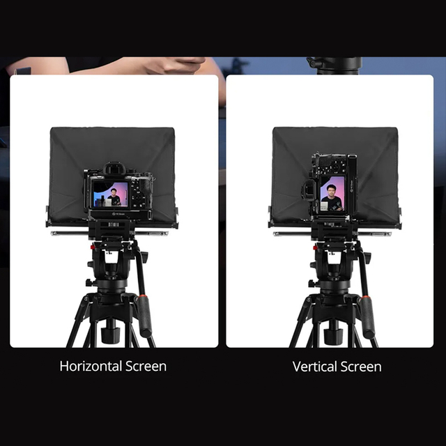 Teleprompter Portátil 14" para Tablet/Celular - Ambitiful Big Screen T14 (Case Rígido / Controle Bluetooth / L Bracket) na internet