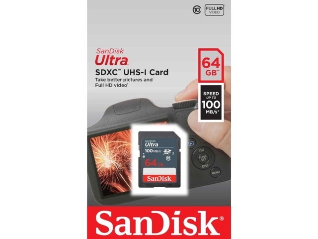 SD - SanDisk Ultra 64gb (100mb/s) - CAMERA NINJA • PHOTO VIDEO STORE