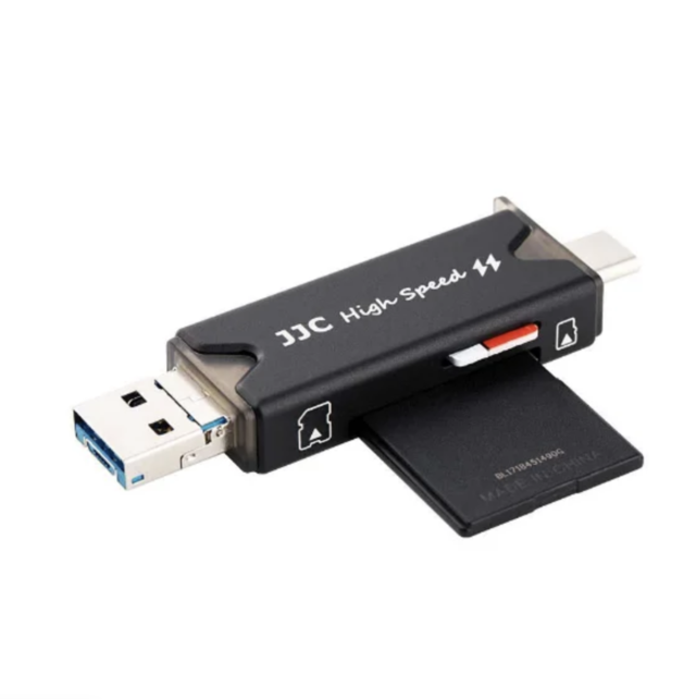 Leitor JJC CR-UTC3 3X1 (USB 3.0 USB Tipo C e USB Micro) na internet