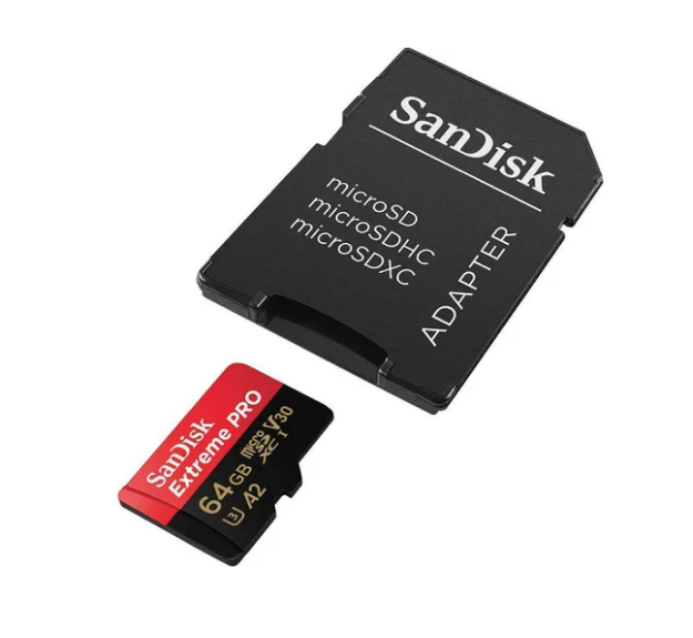 Micro SD - SanDisk Extreme Pro 64gb (170 mb/s) na internet
