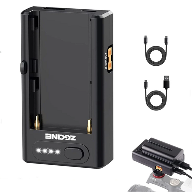 Carregador e Adaptador Bateria NP-F ZGCINE (SAIDA USB-A / USB-C / D-TAP) - comprar online