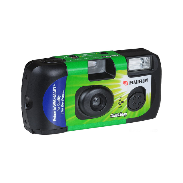 Camera Descartável FujiFilm QuickSnap Flash 400 (cor / Iso400 / 35mm / 27 poses / flash embutido) - comprar online