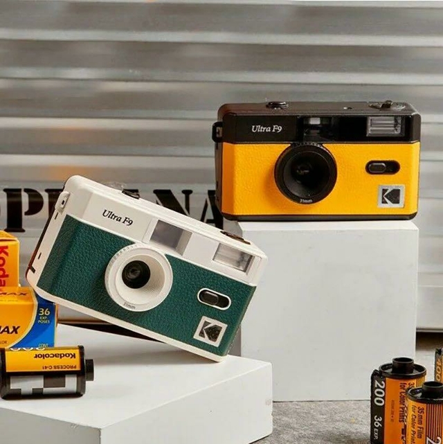 Camera de Filme Reutilizável Kodak F9 Verde (Analógica 35mm c/ Flash) - comprar online
