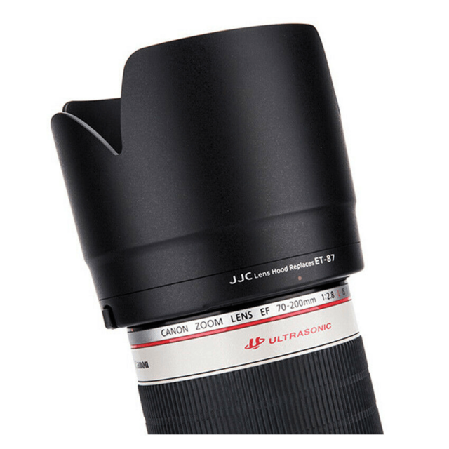Parasol JJC LH-87 para Lente Canon EF 70-200mm f/2.8L IS II / III USM (Substitui Canon ET-87) - comprar online