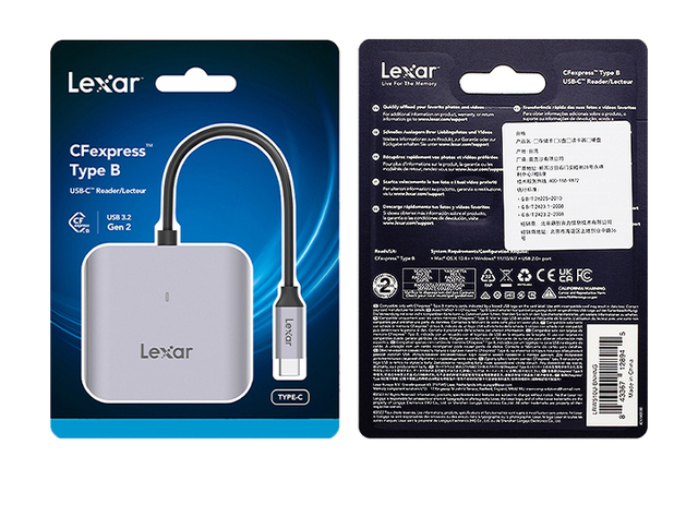 Leitor Lexar LRW510U CFexpress Tipo B (USB C 3.2 Gen 2) - comprar online