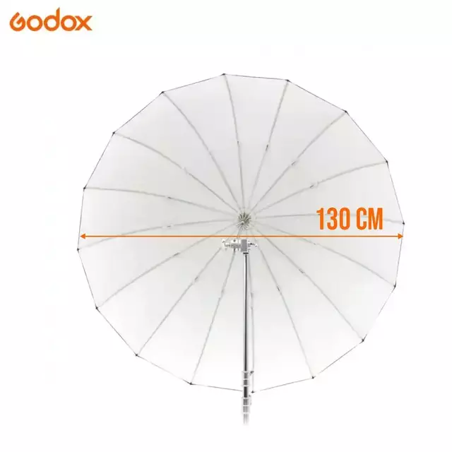 Sombrinha Parabólica Refletora Godox UB-130W (Branca 130cm) - comprar online