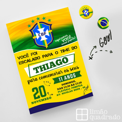 Convite Futebol Brasil
