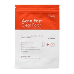 Coony Acne Fast Clear Patch (Parches para acné) 24u.