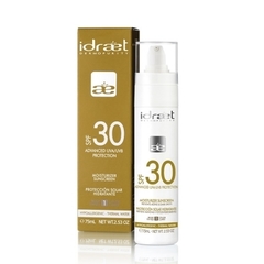 PROTECCION SOLAR - SPF 30 - COLOR 1 COLOR CLARO - BEIGE TINTED X75G - IDRAET