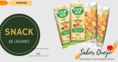 Snack de Soja e Legumes Sabor Queijo - comprar online