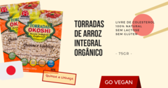 Torradas de Arroz Integral Orgânico Tradicional - Hunger.Fit