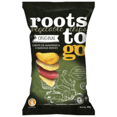 Chips Mix de Mandiocas e Batatas Doces Roots To Go 45g