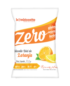 Bom Biscoito Zero 100g - Laranja