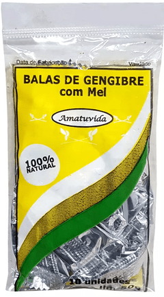 Balas de Gengibre com Alcaçuz e Própolis Amatuvida - loja online