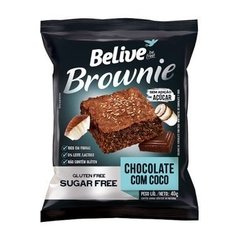 Brownie Chocolate com Coco Belive Zero Açúcar, Glúten e Lactose