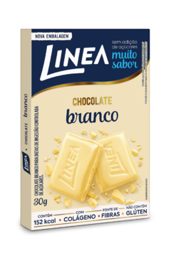 Linea Chocolate Branco 30g Sem Açúcar - 15 Unidades - comprar online