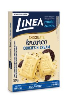 Linea Chocolate Cookies'n Cream Sem Açúcar 30g - 15 Unidades - comprar online